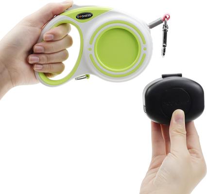 Show full view: DOGNESS Smart Retractable Dog Leash, Forest Green, Large slide 7 of 8