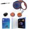 Show in main carousel: DOGNESS Smart Retractable Dog Leash Kit, Blue Orange, Medium slide 1 of 8