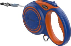 DOGNESS Smart Retractable Dog Leash Kit, Blue Orange, Medium slide 2 of 7