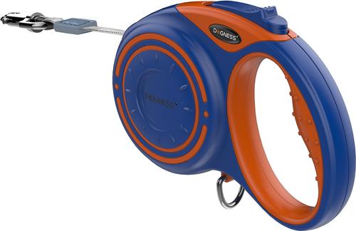 Show full view: DOGNESS Smart Retractable Dog Leash Kit, Blue Orange, Medium slide 2 of 8