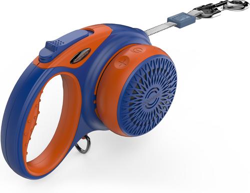 Show full view: DOGNESS Smart Retractable Dog Leash Kit, Blue Orange, Medium slide 5 of 8