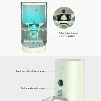 Show full view: DOGNESS Wide View Cam Dog Feeder, 3.6-lit, Mint Green slide 5 of 7