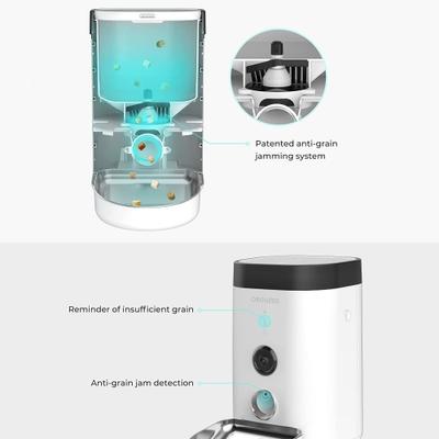 Show full view: DOGNESS Wide View Cam Dog Feeder, 3.6-lit, Pearl White slide 5 of 8