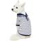 Show in main carousel: Dogs & Cats & Co. 100% Cotton Saint Malo Sailor Collar Dog T-Shirt, Navy, 10-in slide 1 of 7