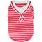Show in main carousel: Dogs & Cats & Co. 100% Cotton Saint Malo Sailor Collar Dog T-Shirt, Pink, 12-in slide 4 of 7