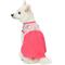 Show in main carousel: Dogs & Cats & Co. 100% Cotton Striped with Dainty Flowers, Human-Grade Material & Craftsmanship Dog Dress, Hot Pink, 16-in slide 1 of 6