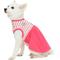 Show in main carousel: Dogs & Cats & Co. 100% Cotton Striped with Dainty Flowers, Human-Grade Material & Craftsmanship Dog Dress, Hot Pink, 16-in slide 2 of 6