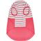 Show in main carousel: Dogs & Cats & Co. 100% Cotton Striped with Dainty Flowers, Human-Grade Material & Craftsmanship Dog Dress, Hot Pink, 16-in slide 5 of 6