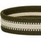 Show in main carousel: Dogs & Cats & Co. 3M Reflective Leather & Polyester Striped Genuine Dog Collar, Dark Olive, Small: 15-in neck, 3/4-in wide slide 6 of 7