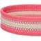 Show in main carousel: Dogs & Cats & Co. 3M Reflective Leather & Polyester Striped Genuine Dog Collar, Pink, Medium: 18-in neck, 1-in wide slide 7 of 8