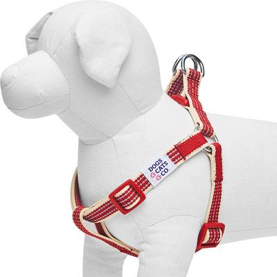 Show full view: Dogs & Cats & Co. 3M Reflective Secure & Adjustable for Nighttime Visibility Dog Harness, Burgundy Red, Small: 16.5 to 21.5-in chest slide 3 of 6