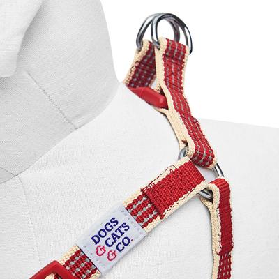 Show full view: Dogs & Cats & Co. 3M Reflective Secure & Adjustable for Nighttime Visibility Dog Harness, Burgundy Red, Small: 16.5 to 21.5-in chest slide 5 of 6