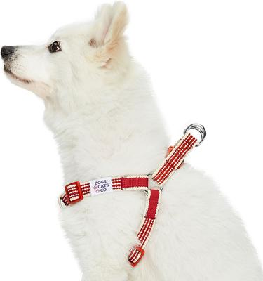 Show full view: Dogs & Cats & Co. 3M Reflective Secure & Adjustable for Nighttime Visibility Dog Harness, Burgundy Red, Small: 16.5 to 21.5-in chest slide 2 of 6