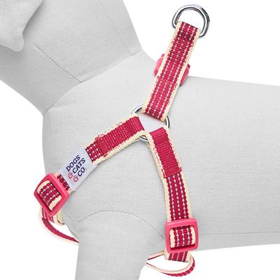 Show full view: Dogs & Cats & Co. 3M Reflective Secure & Adjustable for Nighttime Visibility Dog Harness, Rosy Pink, Small: 16.5 to 21.5-in chest slide 5 of 7