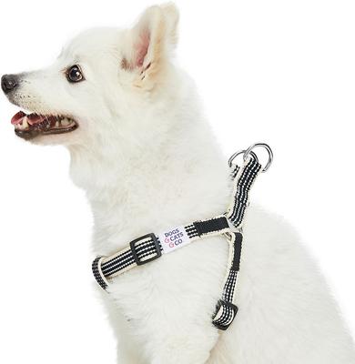Show full view: Dogs & Cats & Co. 3M Reflective Secure & Adjustable for Nighttime Visibility Dog Harness, True Black, Small: 16.5 to 21.5-in chest slide 3 of 7