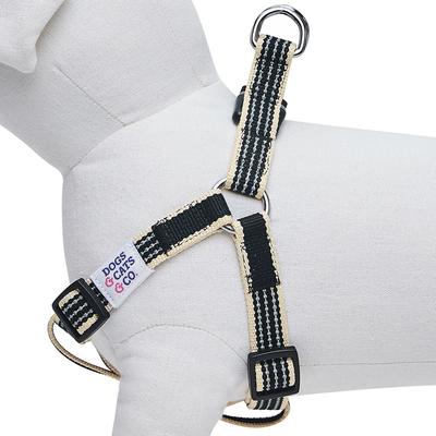 Show full view: Dogs & Cats & Co. 3M Reflective Secure & Adjustable for Nighttime Visibility Dog Harness, True Black, Small: 16.5 to 21.5-in chest slide 5 of 7