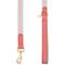 Show in main carousel: Dogs & Cats & Co. A La Mode Tricolor Suede & Polyester with Multi-Purpose D-Ring Dog Leash, Pink, Large: 6-ft long, 1-in wide slide 4 of 5