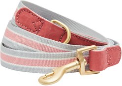 Dogs & Cats & Co. A La Mode Tricolor Suede & Polyester with Multi-Purpose D-Ring Dog Leash, Pink, Medium: 6-ft long, 3/4-in wide