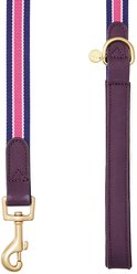 Dogs & Cats & Co. A La Mode Tricolor Suede & Polyester with Multi-Purpose D-Ring Dog Leash, Purple, Medium: 6-ft long, 3/4-in wide slide 2 of 4
