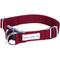 Show in main carousel: Dogs & Cats & Co. Classic Solid Color Polyester Dog Collar, Burgundy, Medium: 20-in neck, 3/4-in wide slide 1 of 6