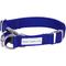 Show in main carousel: Dogs & Cats & Co. Classic Solid Color Polyester Dog Collar, Electric Blue, Medium: 20-in neck, 3/4-in wide slide 1 of 6