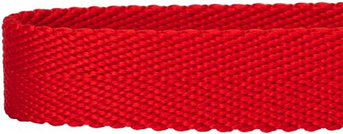 Show full view: Dogs & Cats & Co. Classic Solid Color Polyester Dog Collar, Fiery Red, Medium: 20-in neck, 3/4-in wide slide 4 of 5