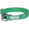 Show in main carousel: Dogs & Cats & Co. Classic Solid Color Polyester Dog Collar, Peacock Green, Medium: 20-in neck, 3/4-in wide slide 1 of 5