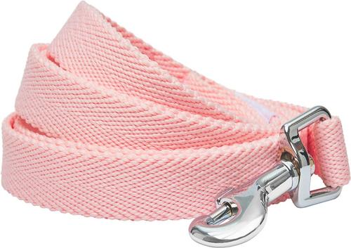 Show full view: Dogs & Cats & Co. Classic Solid Color Polyester Dog Leash, Almond Blossom, Small: 5-ft long, 3/4-in wide slide 1 of 3