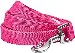 Dogs & Cats & Co. Classic Solid Color Polyester Dog Leash, Hot Pink, Medium: 5-ft long, 5/8-in wide slide 1 of 3