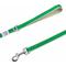 Show in main carousel: Dogs & Cats & Co. Contrast Striped Dog Leash, Bright Green/Sand, Small: 5-ft long, 3/4-in wide slide 3 of 4