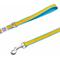 Show in main carousel: Dogs & Cats & Co. Contrast Striped Dog Leash, Solar Yellow/Capri Blue, Medium: 5-ft long, 5/8-in wide slide 3 of 4