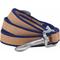 Show in main carousel: Dogs & Cats & Co. Contrast Striped Dog Leash, Tan/Navy, Small: 5-ft long, 3/4-in wide slide 1 of 5