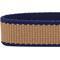 Show in main carousel: Dogs & Cats & Co. Contrast Striped Polyester Dog Collar, Tan & Navy, Large: 26-in neck, 1-in wide slide 5 of 6
