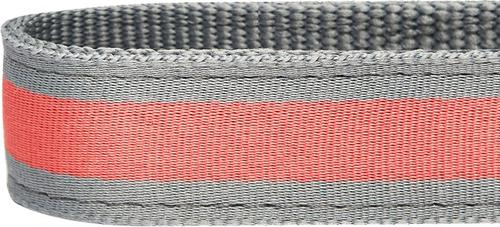 Show full view: Dogs & Cats & Co. Daily Essential with Add-on Accessory Polyester Dog Collar, Grey/Coral, Medium: 20-in neck, 3/4-in wide slide 6 of 9