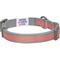 Show in main carousel: Dogs & Cats & Co. Daily Essential with Add-on Accessory Polyester Dog Collar, Grey/Coral, Small: 16-in neck, 5/8-in wide slide 6 of 10