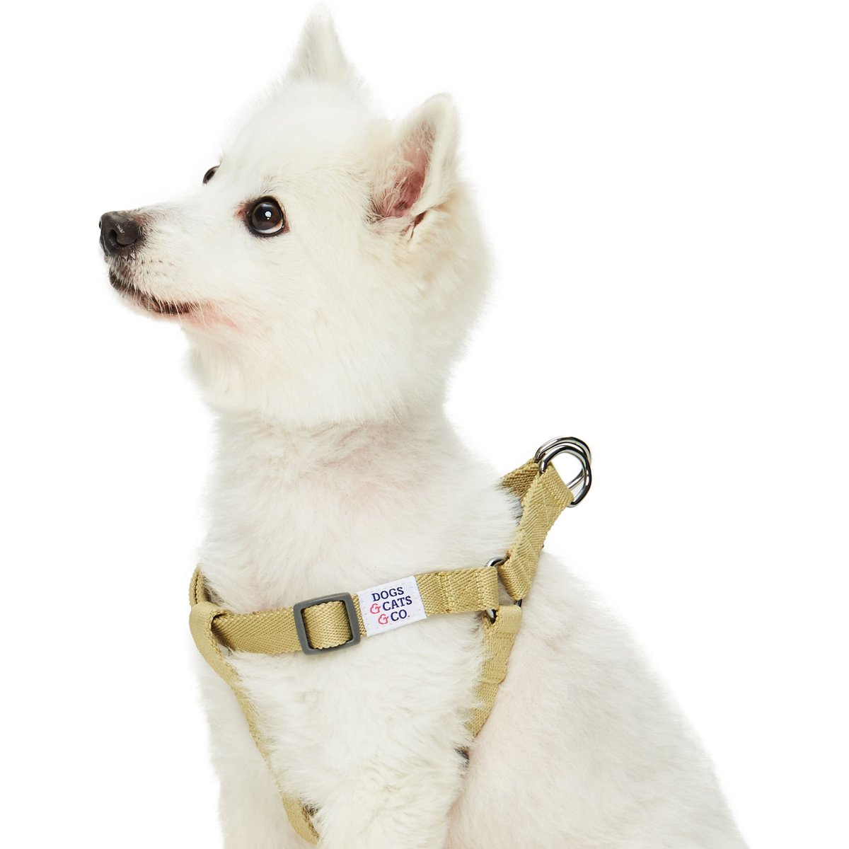 Dogs & Cats & Co. Heavy Duty Classic Solid Color Step-In Dog Harness, Beige, Large: 26 to 39-in chest