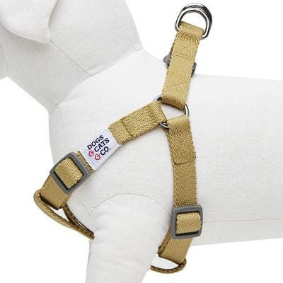 Show full view: Dogs & Cats & Co. Heavy Duty Classic Solid Color Step-In Dog Harness, Beige, Small: 16.5 to 21.5-in chest slide 4 of 7