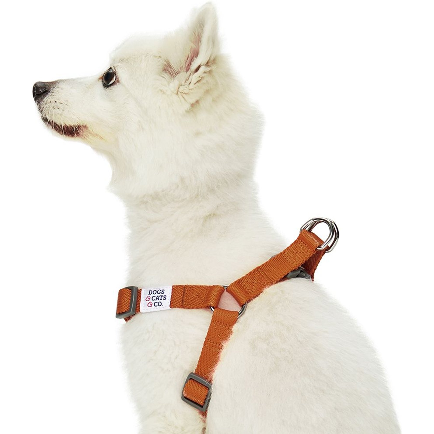 Dogs & Cats & Co. Heavy Duty Classic Solid Color Step-In Dog Harness, Caramel, Small: 16.5 to 21.5-in chest