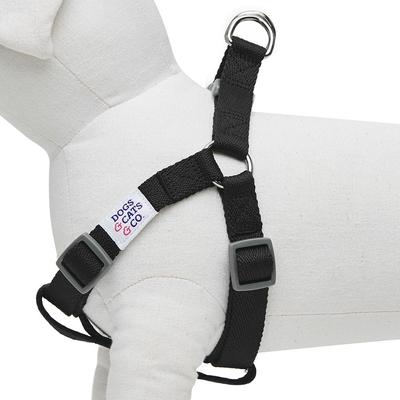 Show full view: Dogs & Cats & Co. Heavy Duty Classic Solid Color Step-In Dog Harness, Jet Black, Large: 26 to 39-in chest slide 4 of 7