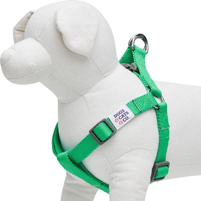 Show full view: Dogs & Cats & Co. Heavy Duty Classic Solid Color Step-In Dog Harness, Peacock Green, Medium: 20 to 26-in chest slide 4 of 8