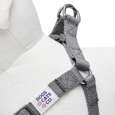 Show full view: Dogs & Cats & Co. Heavy Duty Classic Solid Color Step-In Dog Harness, Wild Dove, Small: 16.5 to 21.5-in chest slide 5 of 7
