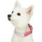 Show in main carousel: Dogs & Cats & Co. Leather & Polyester Tricolor Striped Suede Dog Collar, Pink, Small: 15-in neck, 3/4-in wide slide 3 of 7