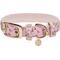 Show in main carousel: Dogs & Cats & Co. Lilac Flower Polyester Dog Collar, Pink, Large: 20.5-in neck, 1-in wide slide 1 of 7