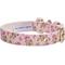 Show in main carousel: Dogs & Cats & Co. Lilac Flower Polyester Dog Collar, Pink, Large: 20.5-in neck, 1-in wide slide 4 of 7