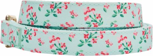 Show full view: Dogs & Cats & Co. Lilac Flower Polyester Dog Leash, Pastel Green, Small: 5-ft long, 3/4-in wide slide 2 of 4