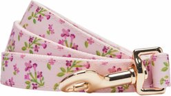 Dogs & Cats & Co. Lilac Flower Polyester Dog Leash, Pink, Small: 5-ft long, 3/4-in wide slide 1 of 3