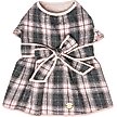 Show in main carousel: Dogs & Cats & Co. Lolita Fashion Inspired Plaid Tie Waist Dog Dress, Pink, 10-in slide 4 of 7