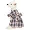 Show in main carousel: Dogs & Cats & Co. Lolita Fashion Inspired Plaid Tie Waist Dog Dress, Pink, 16-in slide 1 of 7