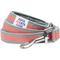 Show in main carousel: Dogs & Cats & Co. Multi-Functional with Duo Closure Polyester Dog Leash, Grey/Coral, Small: 5-ft long, 5/8-in wide slide 1 of 6