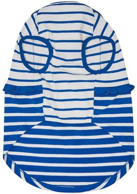Show full view: Dogs & Cats & Co. Peter Pan Collar Denim Stripes Dog Tank Dress, Blue, 10-in slide 5 of 6